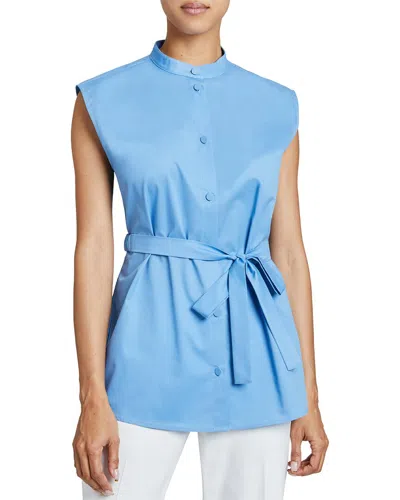 Santorelli Lizette Button-down Poplin Shirt In Multi