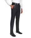 Santorelli Loro Piana Wool Regular Fit Dress Pants In Black