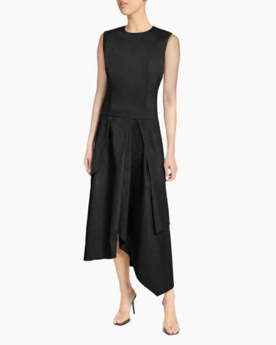 SANTORELLI SANTORELLI MADDY SLEEVELESS MULTI-PANEL ASYMMETRIC DRESS