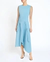 Santorelli Maddy Sleeveless High-low Midi Dress In Marine Blue