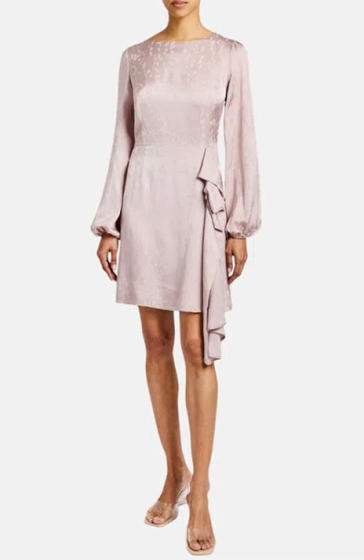 Santorelli Malia Long Sleeve Dress In Pink