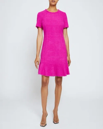 SANTORELLI SANTORELLI MANTA SHORT SLEEVE A-LINE SHEATH DRESS