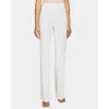 Santorelli Martina Straight Leg Pant With Side Zipper In Techno Crepe