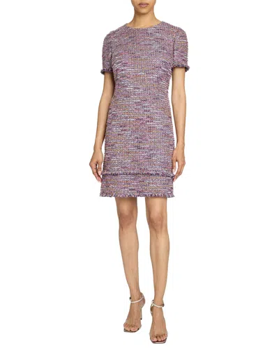 Santorelli Melania Shift Dress In Purple