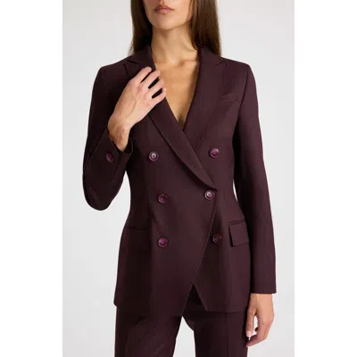 Santorelli Paco Double-breasted Six-button Jacket In Brown