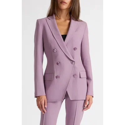 Santorelli Paco Double-breasted Six-button Jacket In Purple