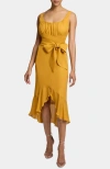 Santorelli Rina Sleeveless Dress In Yellow