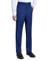 Santorelli Roma Broken Screen Regular Fit Dress Pants In Navy