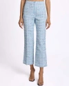 Santorelli Roma Straight Leg Ankle Pant In Aquamarine