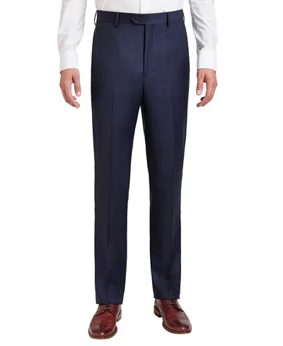 Santorelli Roma2 Super 130's Bi-stretch Wool Trousers In Multi