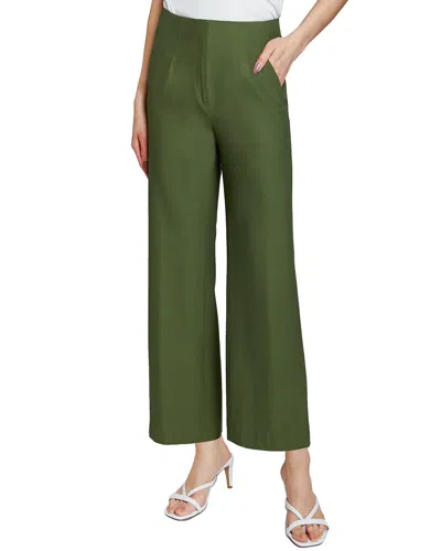 Santorelli Sona Straight Leg Ankle Pant In Green