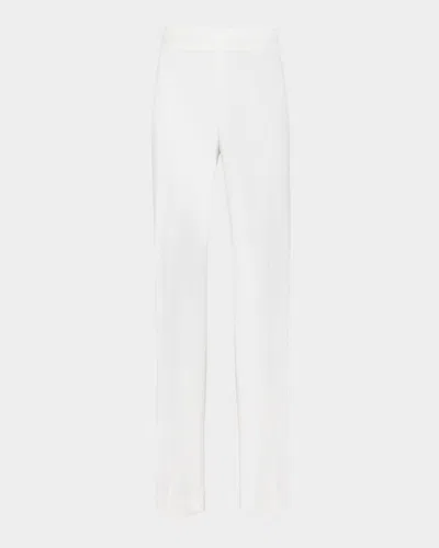SANTORELLI STRAIGHT-LEG FLUID CADY PANTS