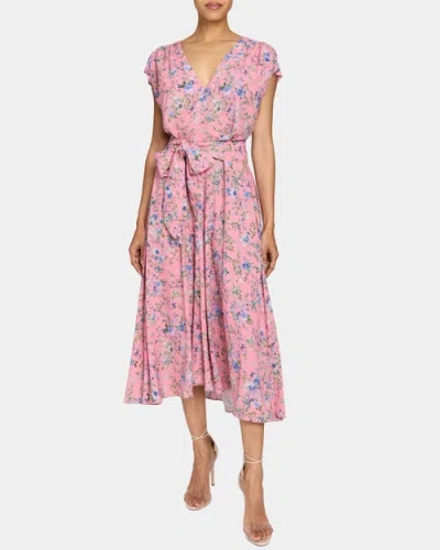 SANTORELLI SANTORELLI TALIA CAP SLEEVE MIDI DRESS