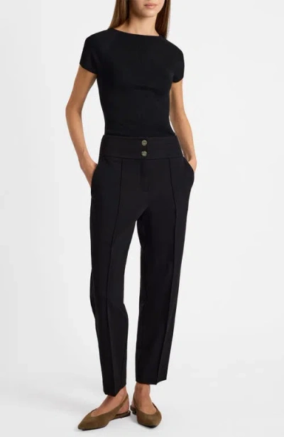Santorelli Tania Slim Pant In Black
