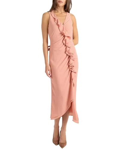 Santorelli Tate Midi Dress In Pink
