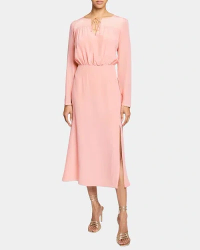 SANTORELLI SANTORELLI TESSA LONG SLEEVE MIDI FIT AND FLARE SRESS