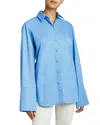 Santorelli Trina Button-down Cotton Poplin Shirt In Multi