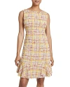 SANTORELLI TWEED SLEEVELESS DRESS