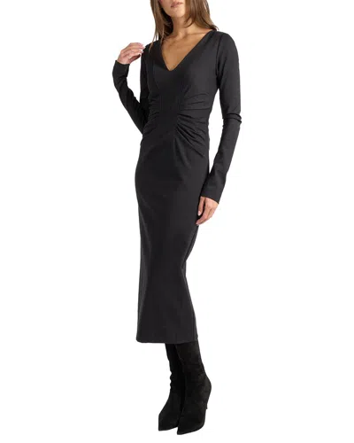 Santorelli Willa Midi Dress In Black