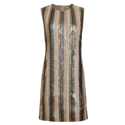 Santorelli Women's Aretha Sleeveless Sequin Shift Dress In Multi