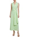 Santorelli Wren Midi Wrap Shirt Dress
