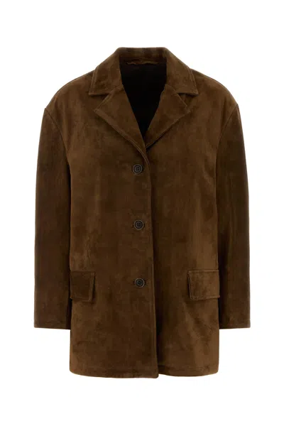 Santoro Brown Suede Blazer
