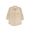 Santoro Chest-pockets Buttoned Jacket In Neutral