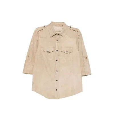 Santoro Chest-pockets Buttoned Jacket In Neutral