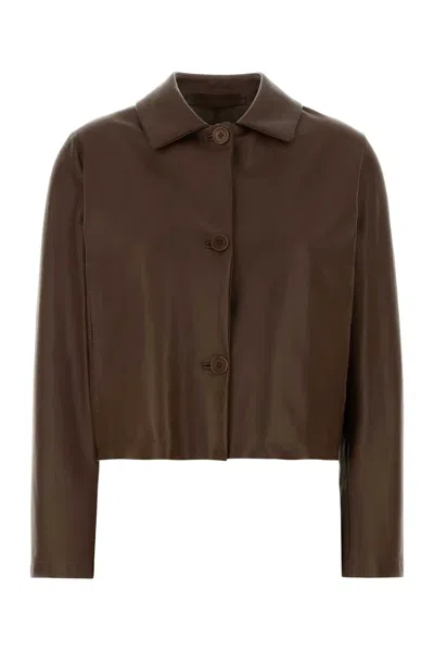 Santoro Jacket In Brown