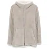 Santoro Leather Outerwears In Gray