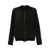 Santoro Leather Outerwears In Black