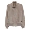 Santoro Leather Outerwears In Brown