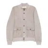Santoro Leather Outerwears In Grey