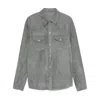 Santoro Leather Outerwears In Grey