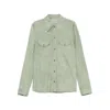 Santoro Leather Outerwears In Multicolor