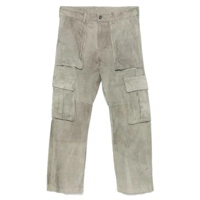 Santoro Leather Pants In Gray