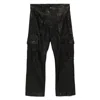 Santoro Leather Pants In Multicolor