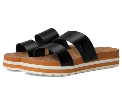 Sanuk Alt-itude Platform Sandal In Black