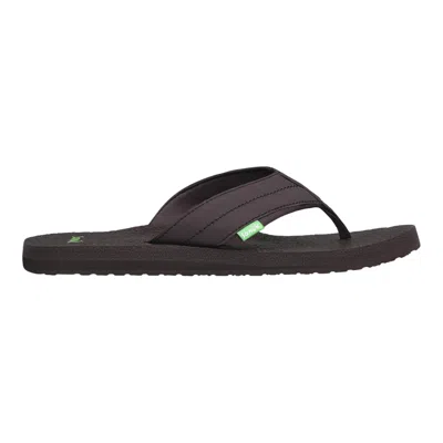 Sanuk Beer Cozy 2 Dark Brown Sms10868-dkb Men's In Black