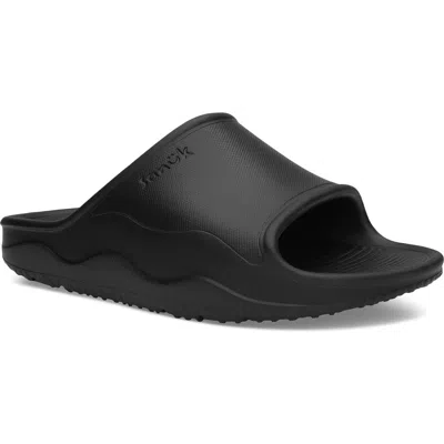 Sanuk Beer Foamie Slide Sandal In Black