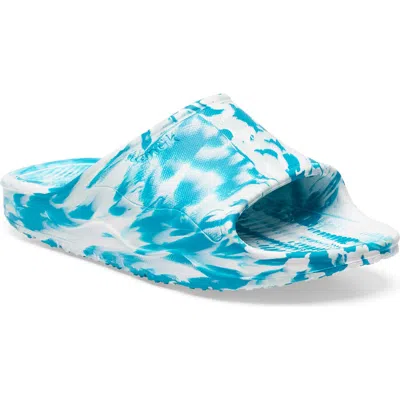 Sanuk Beer Foamie Slide Sandal In Blue