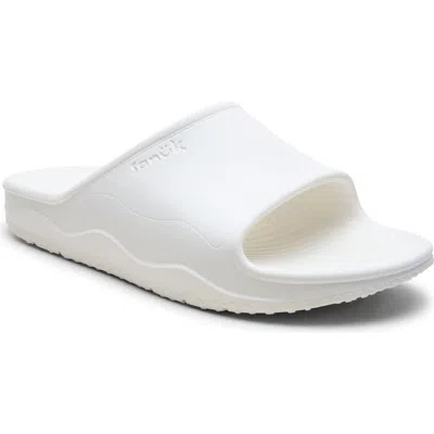 Sanuk Beer Foamie Slide Sandal In White