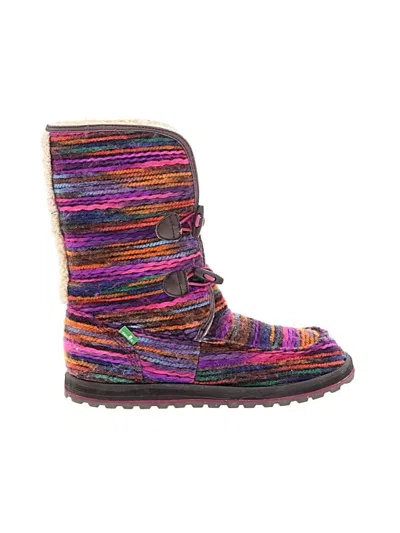 Pre-owned Sanuk Boots In Purple