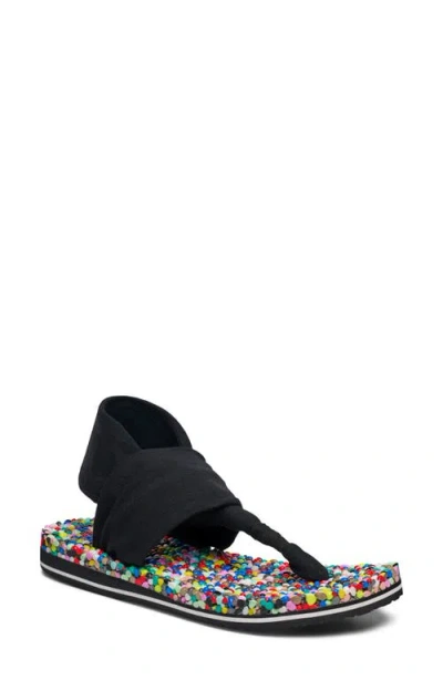 Sanuk Bubble Sling Sandal In Black