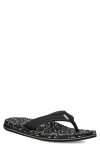 Sanuk Bubblecush Flip Flop In Black