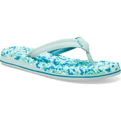 Sanuk Bubblecush Flip Flop In Blue