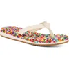 Sanuk Bubblecush Flip Flop In Multi