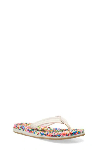 Sanuk Bubblecush Flip Flop In Multi