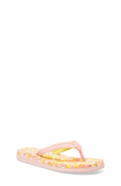 Sanuk Bubblecush Flip Flop In Pink