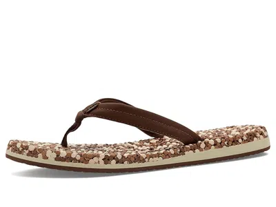Sanuk Bubblecush Women's Sandals Oatmeal Raisin: 7 B - Medium In Multi